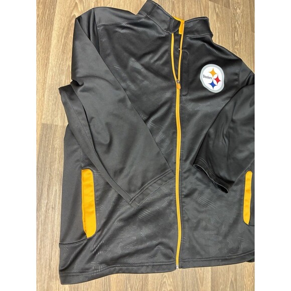 Pittsburgh Steelers Fanatics Mens Longitude Latitude Full Zip Track Jacket XXL - Picture 5 of 16